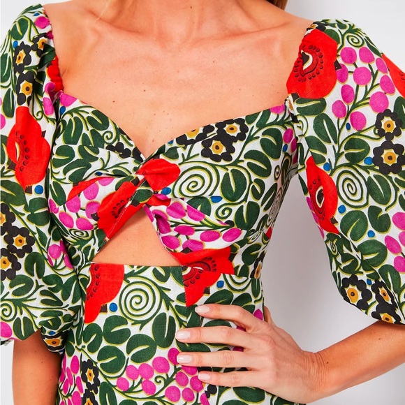 Rhode noa dress in aura bloom size 4 - Picture 9 of 10